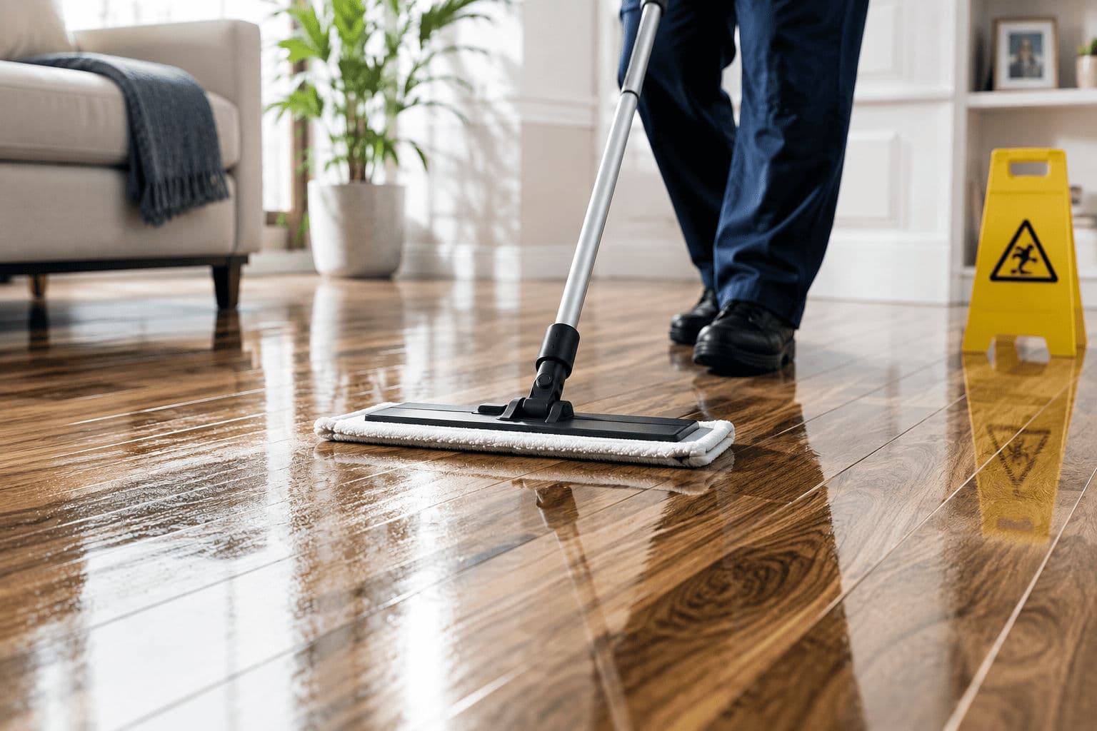 How Professional Cleaning Helps Protect Expensive Flooring image